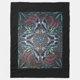 Cobertor De Velo Borboleta Indígenas australiana de triângulo azul