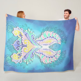 Cobertor De Velo Borboleta Mística Pastel | Eethal Boho Fantasy