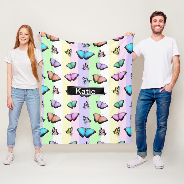 Cobertor De Velo Borboleta Personalizada (In Situ)