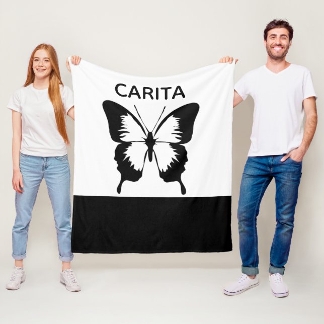 Cobertor De Velo Borboleta Personalizada de Folha de Borboleta (In Situ)