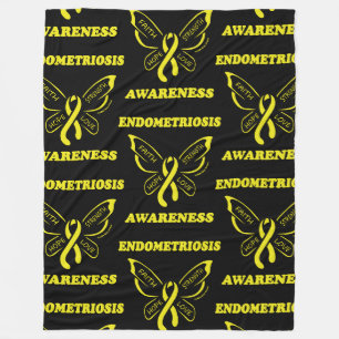 Cobertor De Velo Borboleta/Sensibilização... Endometriose Folheto d