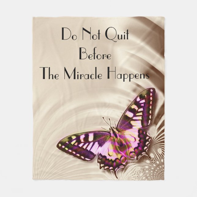 Cobertor De Velo Borboleta sobre fundo de estação (Frente)