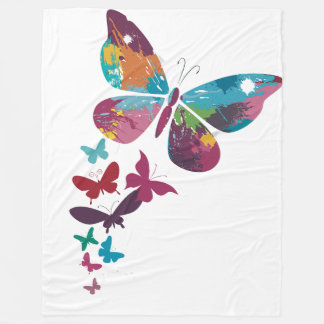 Cobertor De Velo "Borboletas coloridas… um voo da imaginação" 🦋🎨
