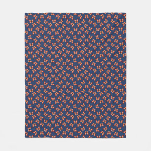 Cobertor De Velo Borboletas Laranja Cor-de-Rosa Padrão Preto