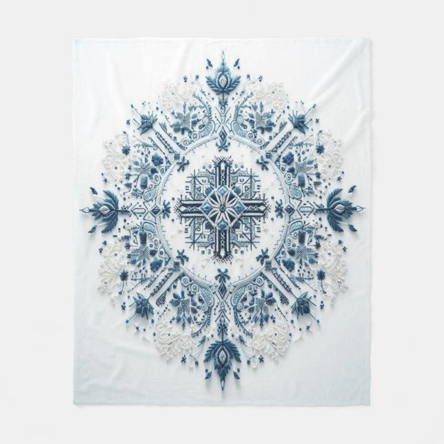 Cobertor De Velo Bordado do eterno nº 1 (Frente)