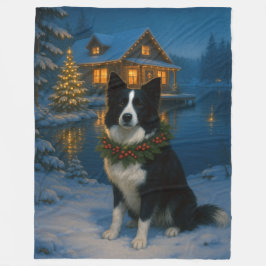 Cobertor De Velo Border Collie Feriado