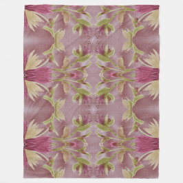 Cobertor De Velo Borgonha com verde-oliva