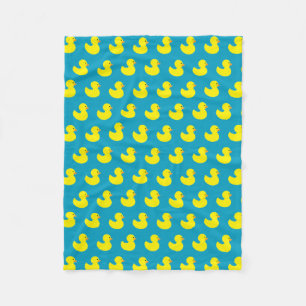 Cobertor De Velo Borracha Ducky Patterno Fleece Blanket