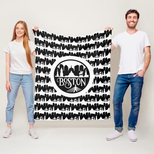 Cobertor De Velo Boston Skyline (In Situ)