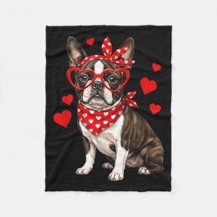 Cobertor De Velo Boston terrier dia dos namorados bostie amante cac