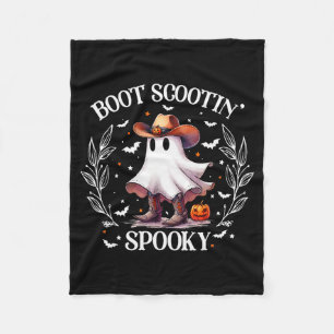 Cobertor De Velo Bota Scootin Soky Retro Ocidental Engraçado Hallow