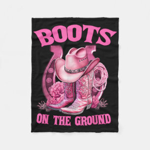 Cobertor De Velo Botas no Chão Country Western Cowboy Cowgirl