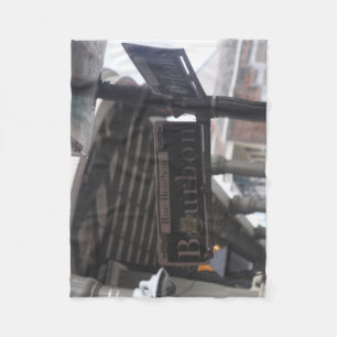 Cobertor De Velo Bourbon Street Sinal Fleece Blanket