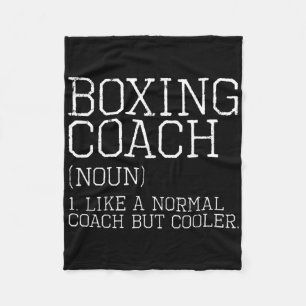 Cobertor De Velo Boxach Coach Funny Sports Definition Trainer Gift