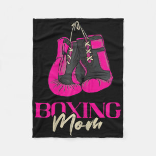 Cobertor De Velo Boxe Feminina Mãe Boxeadora Luvas de Boxe Kickboxi
