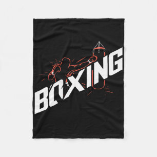 Cobertor De Velo Boxe Pugilismo Byg Boxe Kickboxing Amante do Boxe