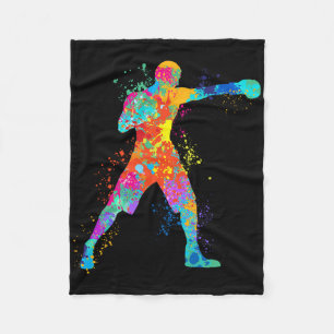 Cobertor De Velo Boxer Art Boxer Coach Gift Boxing Esportes Boxing
