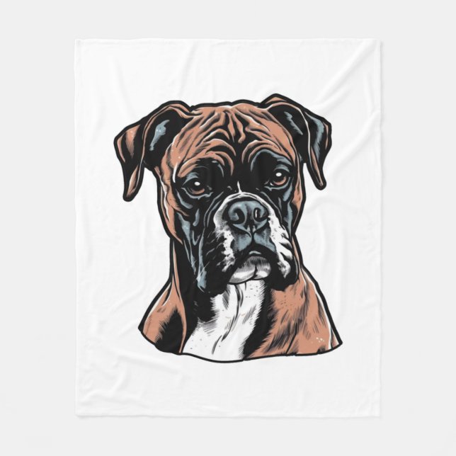 Cobertor De Velo Boxer Buddy Humorous Protetor (Frente)