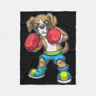 Cobertor De Velo Boxer De Cães Boxando Luvas Boxando Para Homens Me
