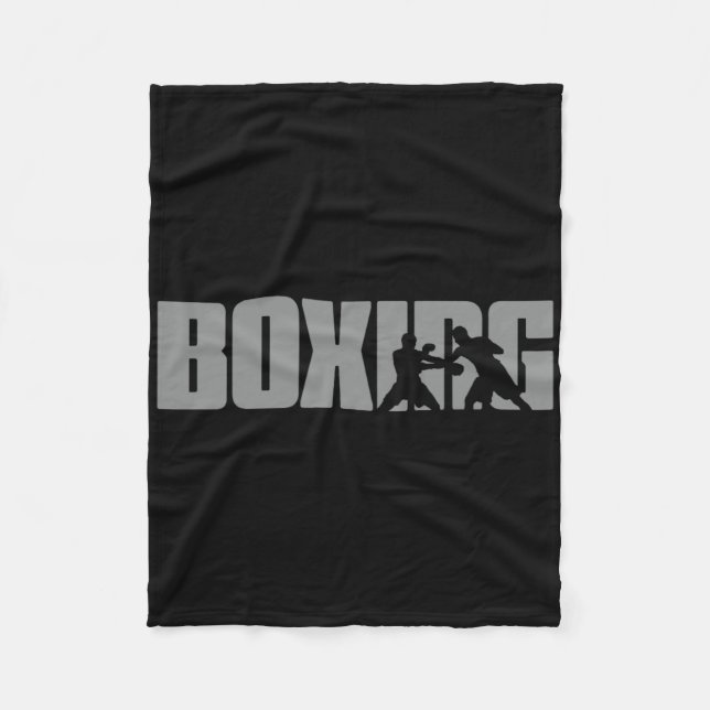 Cobertor De Velo Boxer Design para Boxer - Boxing (Frente)
