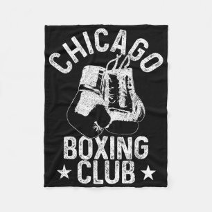 Cobertor De Velo Boxer do Clube de Boxing Chicago Vintage