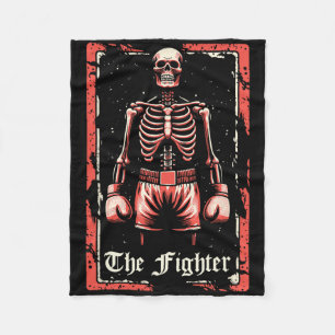 Cobertor De Velo Boxer Fighter - Luvas de reposição Boxando Skeleto