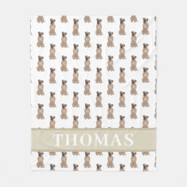 Cobertor De Velo Boxer Personalizado (Mascarado Com Fawn)