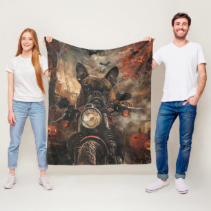 Cobertor De Velo Boxer Riding Motorcycle Halloween Scary