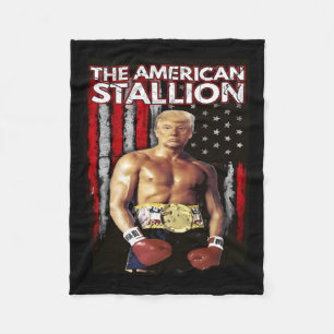 Cobertor De Velo Boxer Trump Rocky Trump Meme Trump 2024