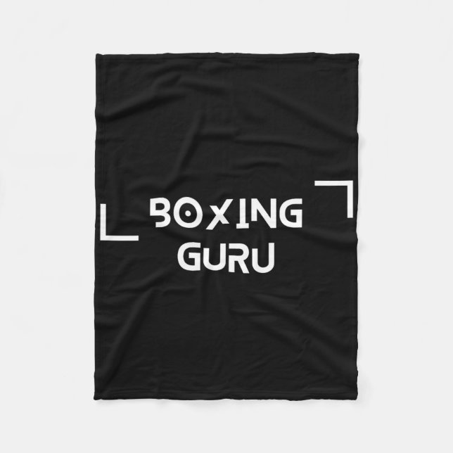 Cobertor De Velo Boxing Guru (Frente)
