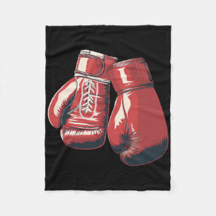 Cobertor De Velo Boxing Luvas Combate Esporte Estudante Boxing