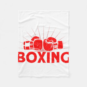 Cobertor De Velo Boxing Vintage Love Title