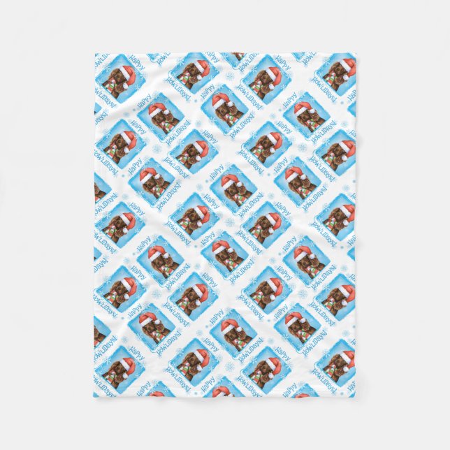 Cobertor De Velo Boykin Spaniel de Natal (Frente)