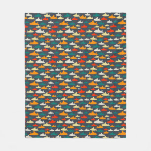 Cobertor De Velo Boys Shark Fleece Blanket