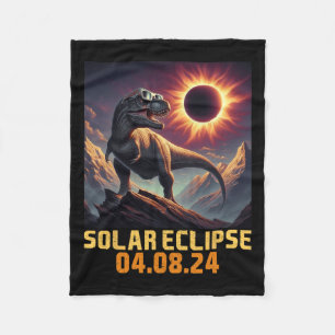 Cobertor De Velo Boys T Rex Dinossauro Astronauta Total Eclipse Sol