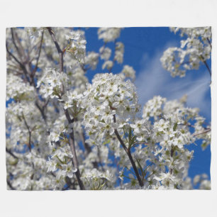 Cobertor De Velo Bradford Pear Blooms