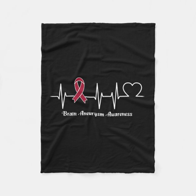 Cobertor De Velo Brain Aneurysm Warrior (Frente)