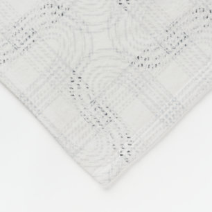 Cobertor De Velo Branca sólida texturizada.