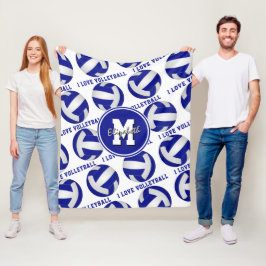 Cobertor De Velo branco azul eu adoro decoração de salas de esporte