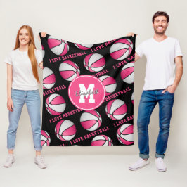 Cobertor De Velo branco rosa adoro a sala de esportes de uma menina