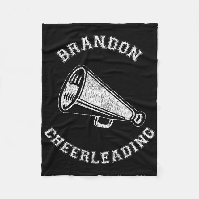 Cobertor De Velo Brandon Cheer Angustiado Cheerleader Retro 90's  (Frente)
