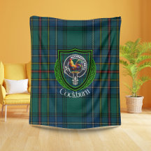 Brasão do Clã Escocês Cockburn Tartan