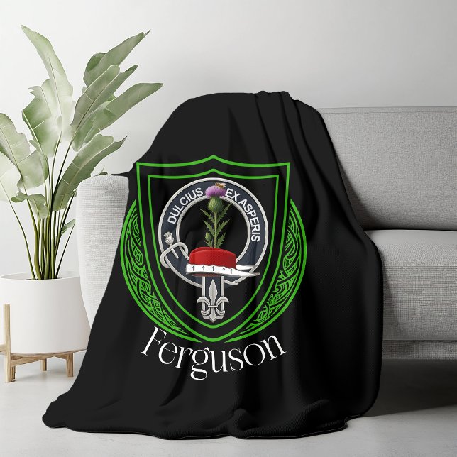 Cobertor De Velo Brasão do Clã Escocês Ferguson (Criador carregado)