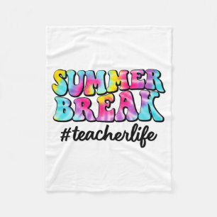 Cobertor De Velo Break Teacher Life Tie Dye No Dia Passado Da Escol