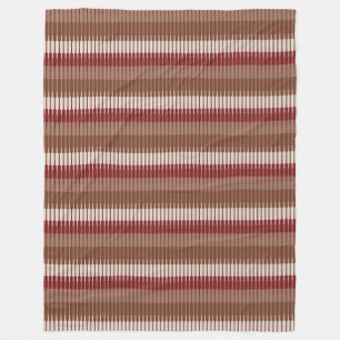 Cobertor De Velo Brick Red Fleece Blanket - Retro Moderno