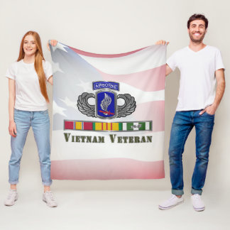 Cobertor De Velo Brigada aérea de 173 Veterano Vietnã
