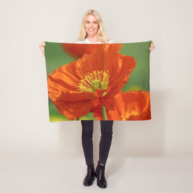 Cobertor De Velo Bright Red Poppy (In Situ)