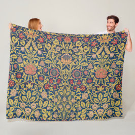 Cobertor De Velo Bright Violet e Columbine (por William Morris)