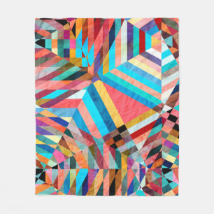 Cobertor De Velo Bright Watercolor: Fundo da Fantasia Abstrato