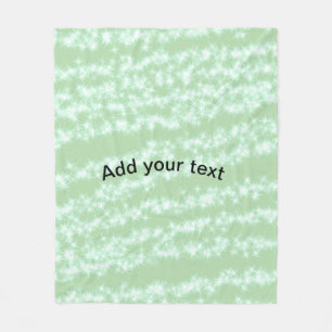 Cobertor De Velo Brilho de lantejoula pastel verde nome texto boho